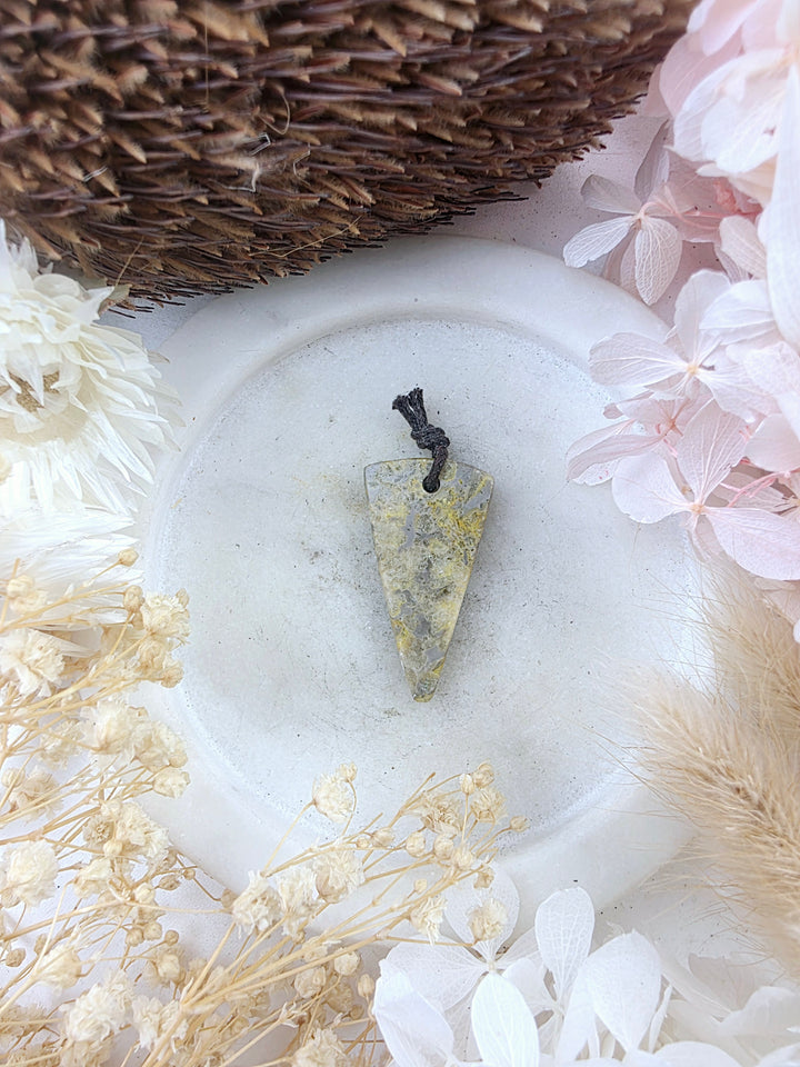 Bumble Bee Jasper Pendant