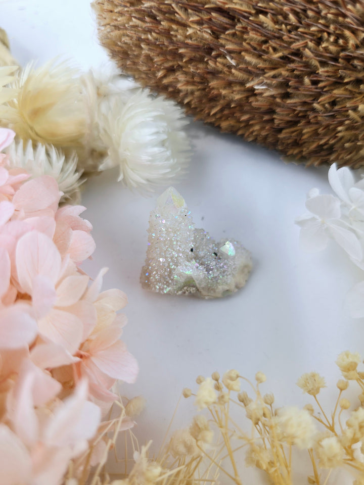 Angel Aura Spirit Quartz Cluster