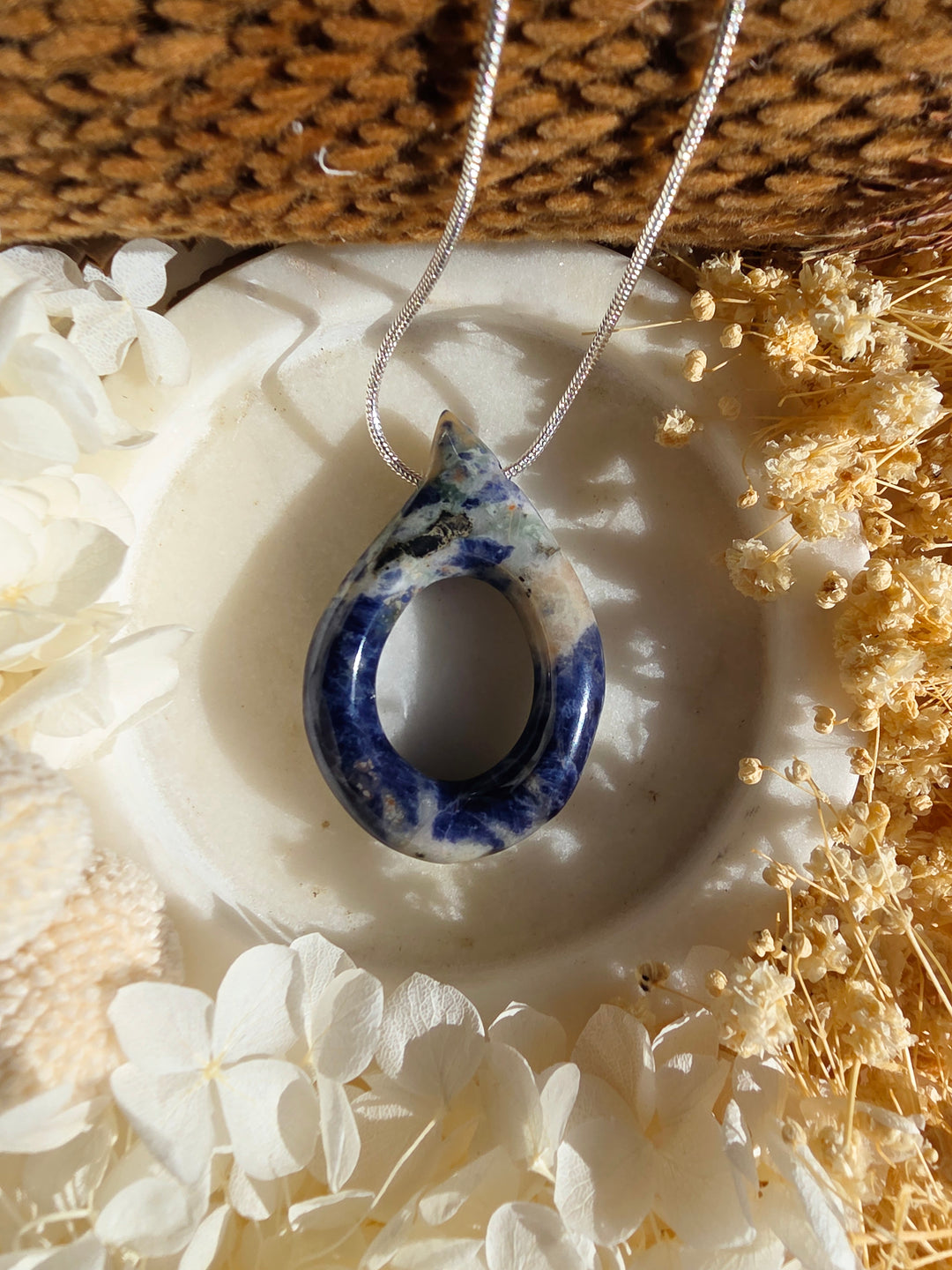 Sodalite Tear Drop Pendant