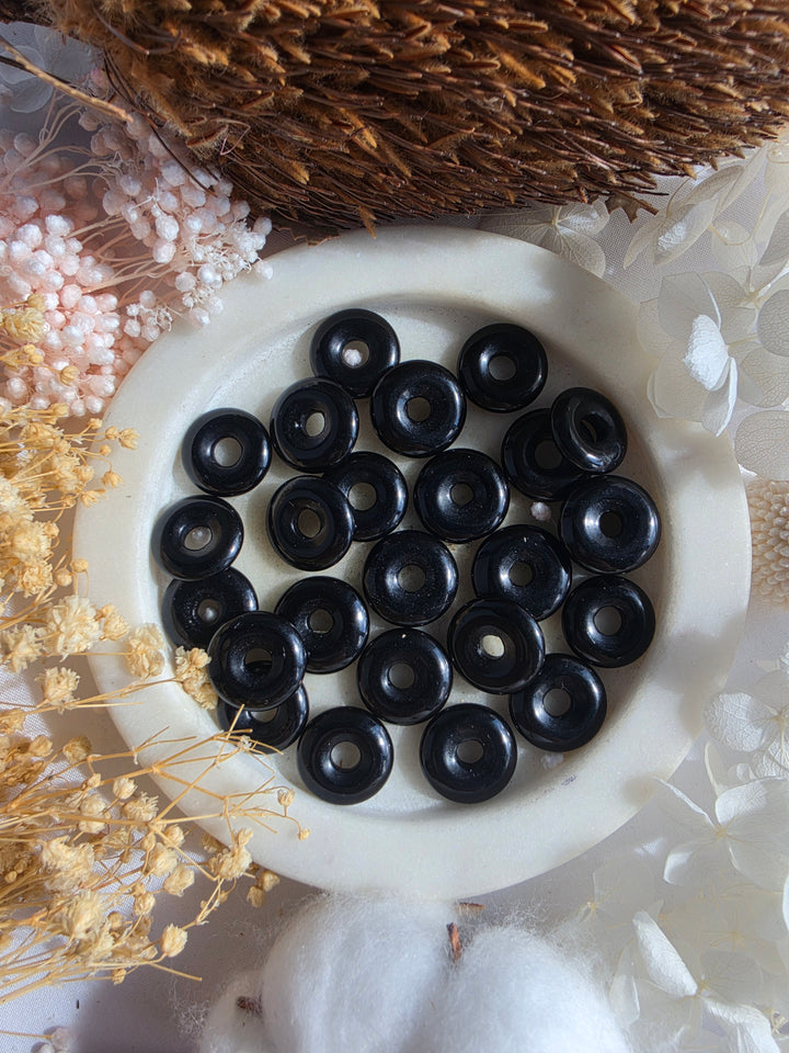 Black Obisidian Donut