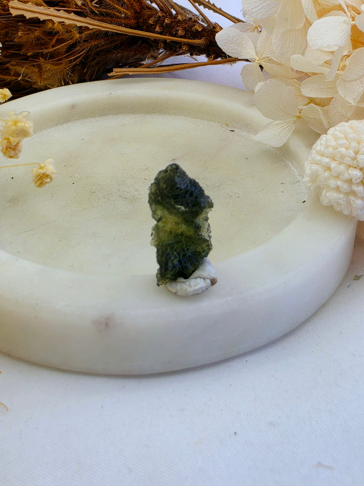 Moldavite Specimen — Manifest & Transform