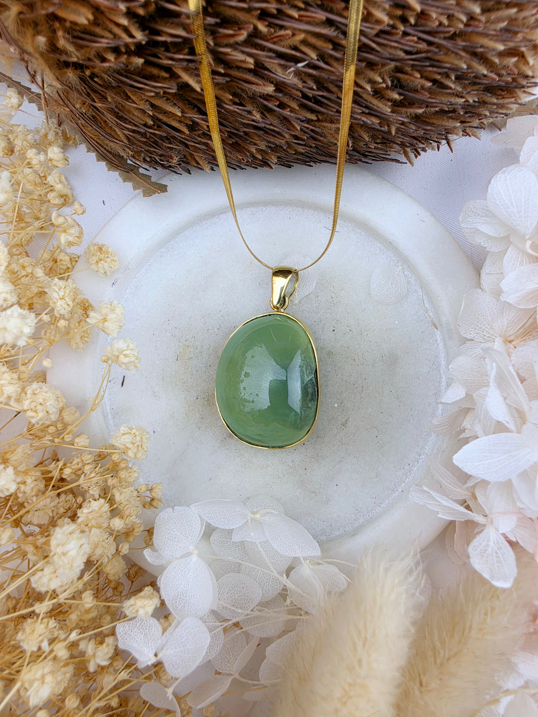 Prehnite Pendant