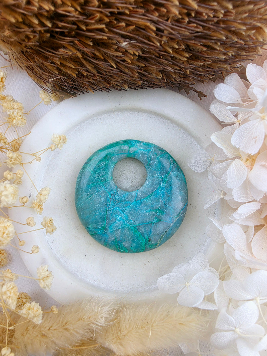 Chrysocolla Eclipse Pendant