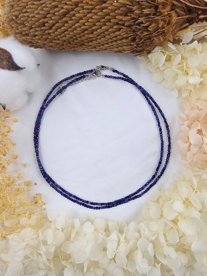 Sodalite Faceted Necklace — Calm Truth