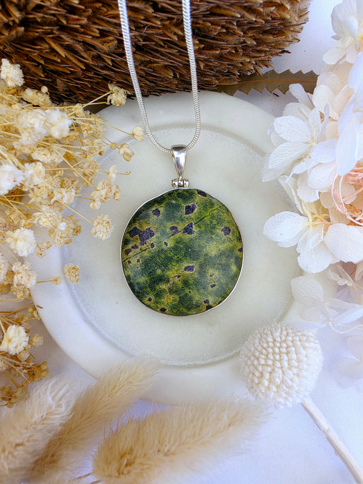 Atlantisite Silver Pendant