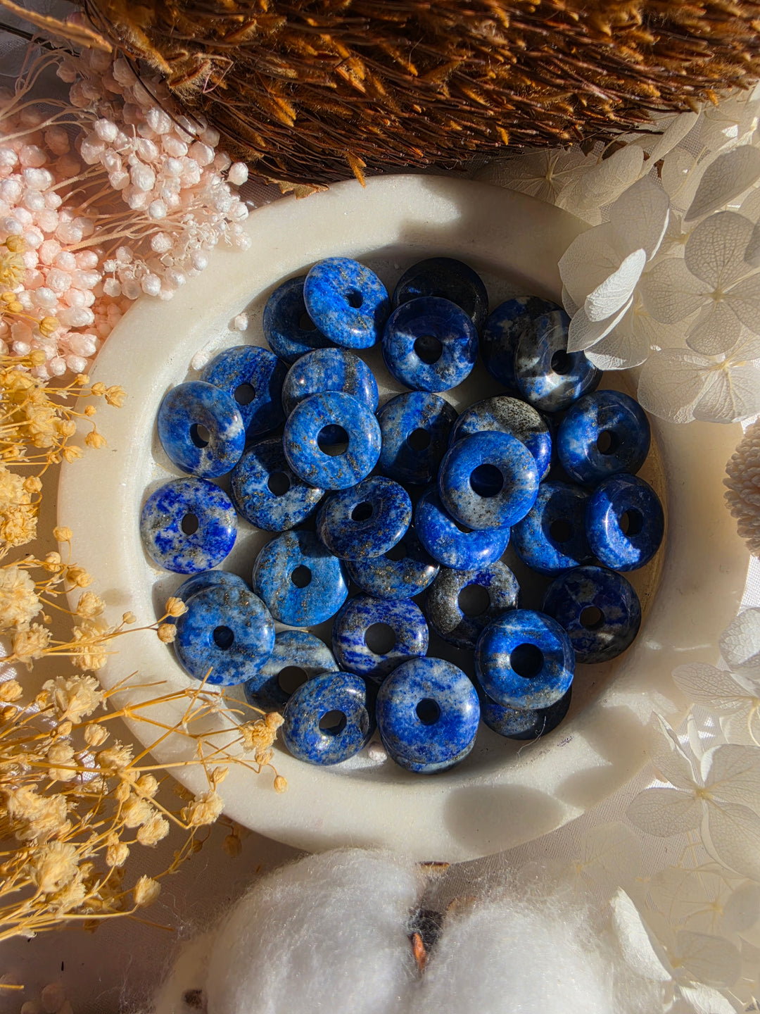 Lapis Lazuli Donut Pendant
