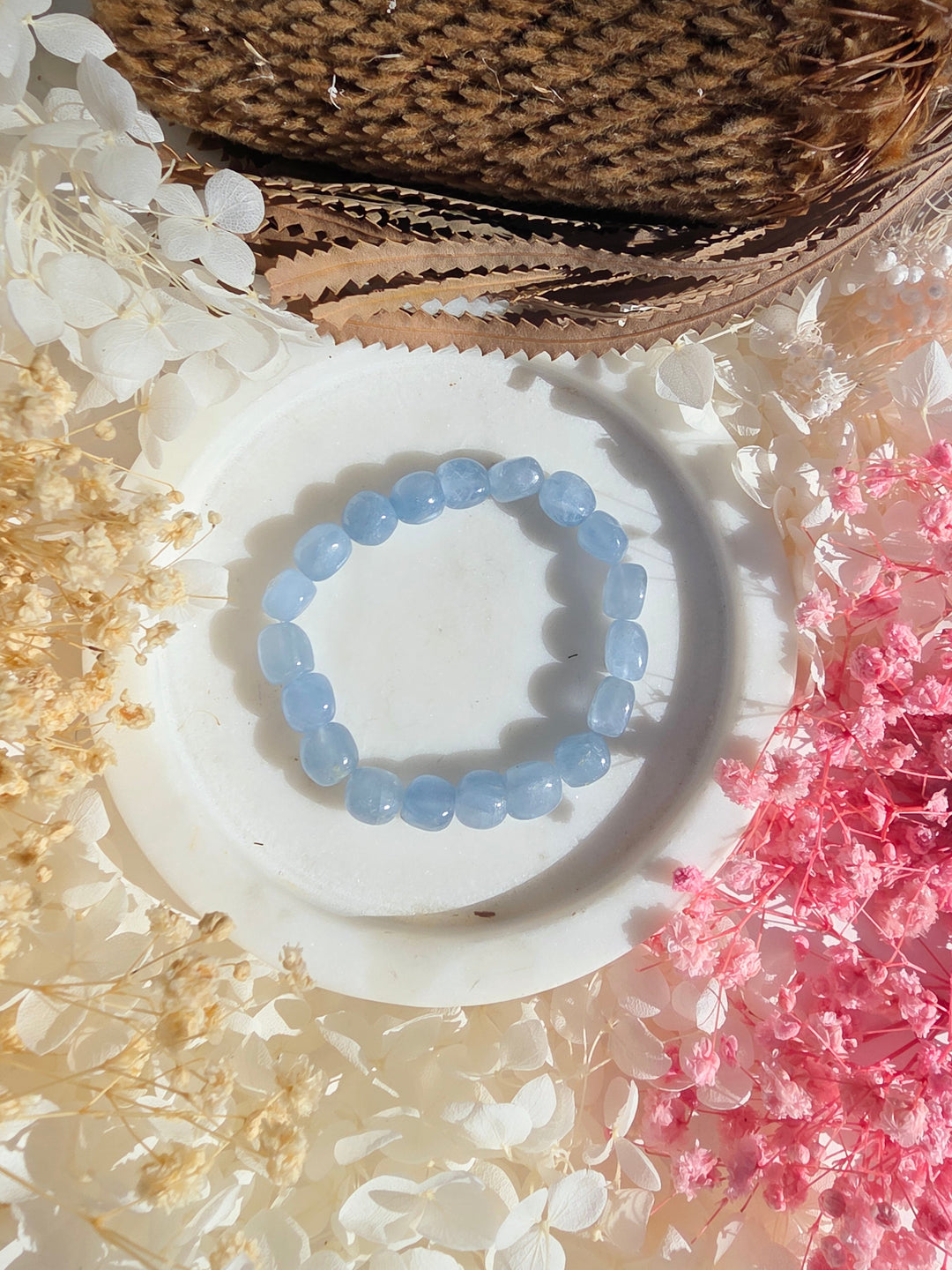 Blue Calcite Bracelet - 6mm