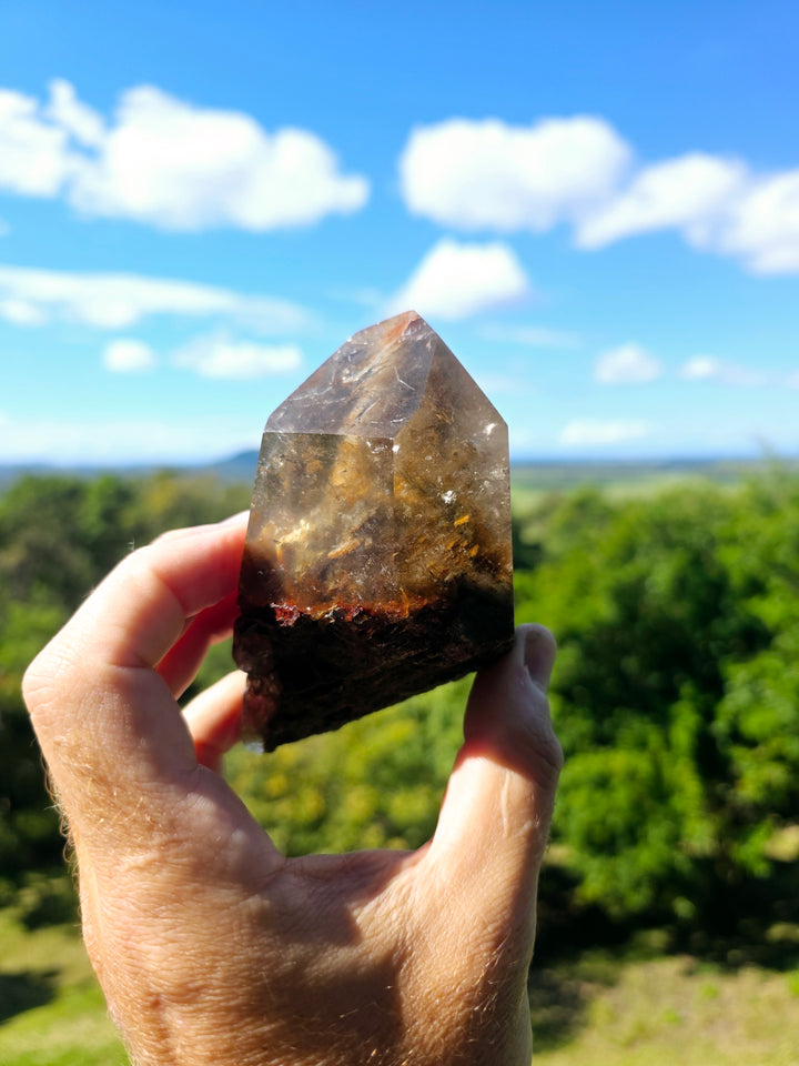 Amphibole Phantom Quartz