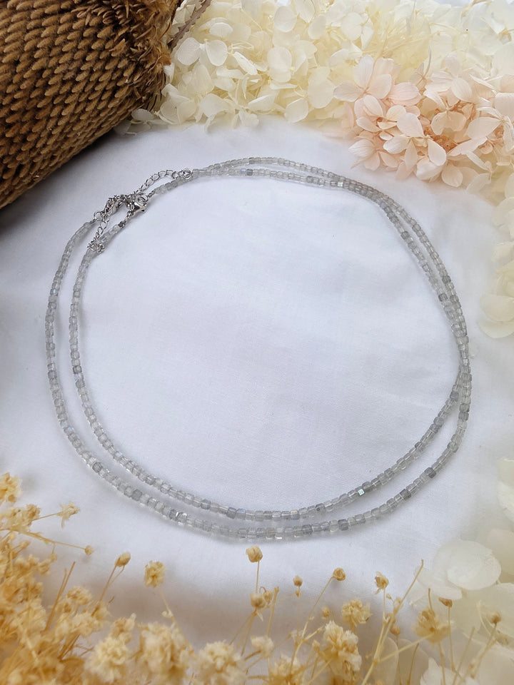 Labradorite Faceted Necklace - The Shield of Light