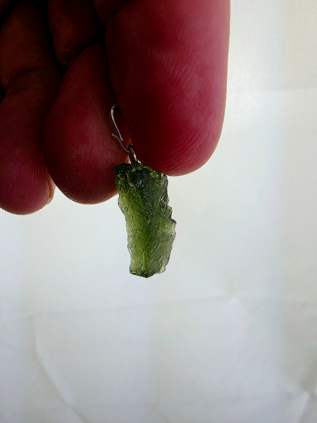 Moldavite Silver Pendant — Manifest & Transform