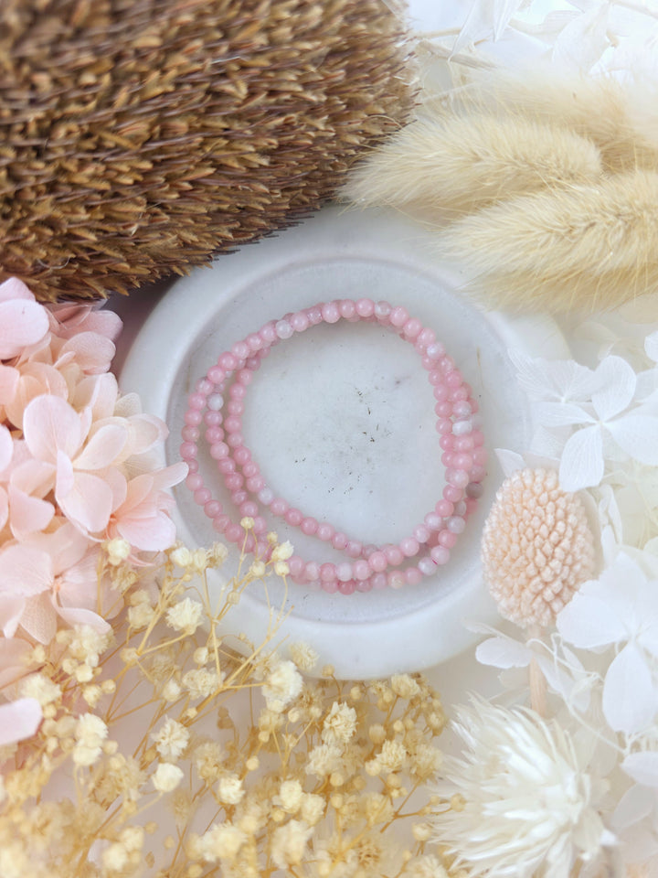 Pink Opal Bracelet - 4mm #2