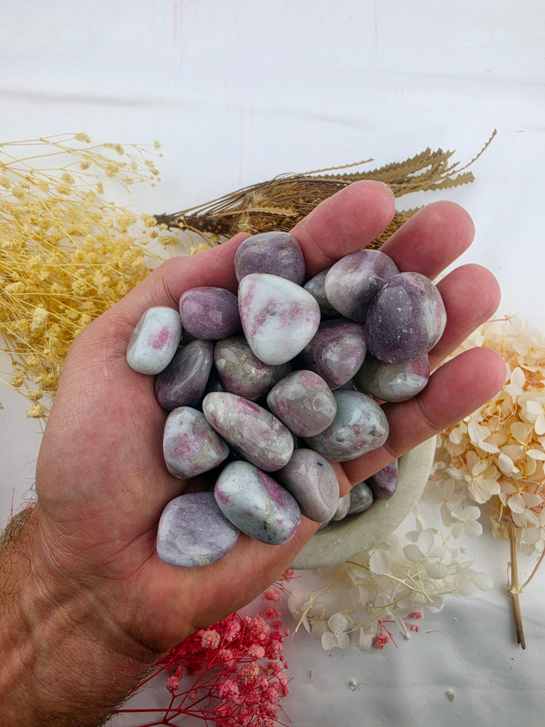 Pink Tourmaline Tumbled Stone