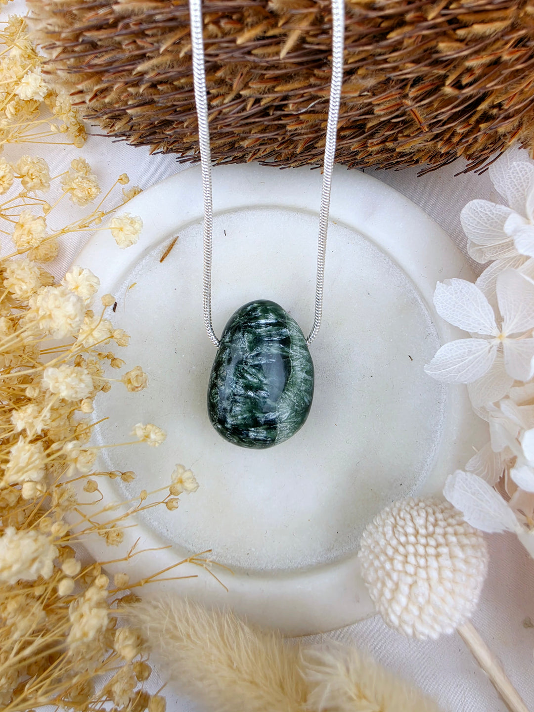 Seraphinite Pendant
