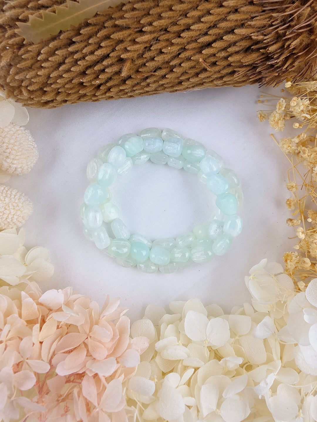 Pistachio Calcite Bracelet - 8/10mm