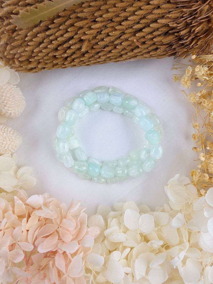 Pistachio Calcite Bracelet - 8/10mm