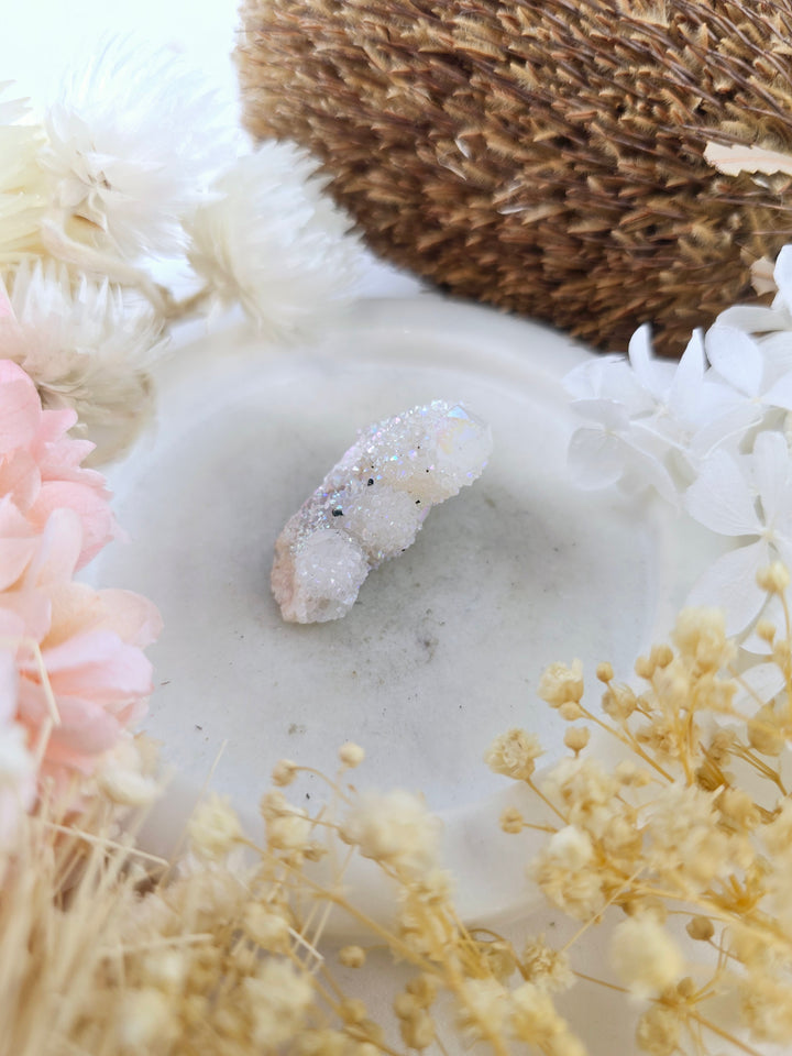 Angel Aura Spirit Quartz Cluster