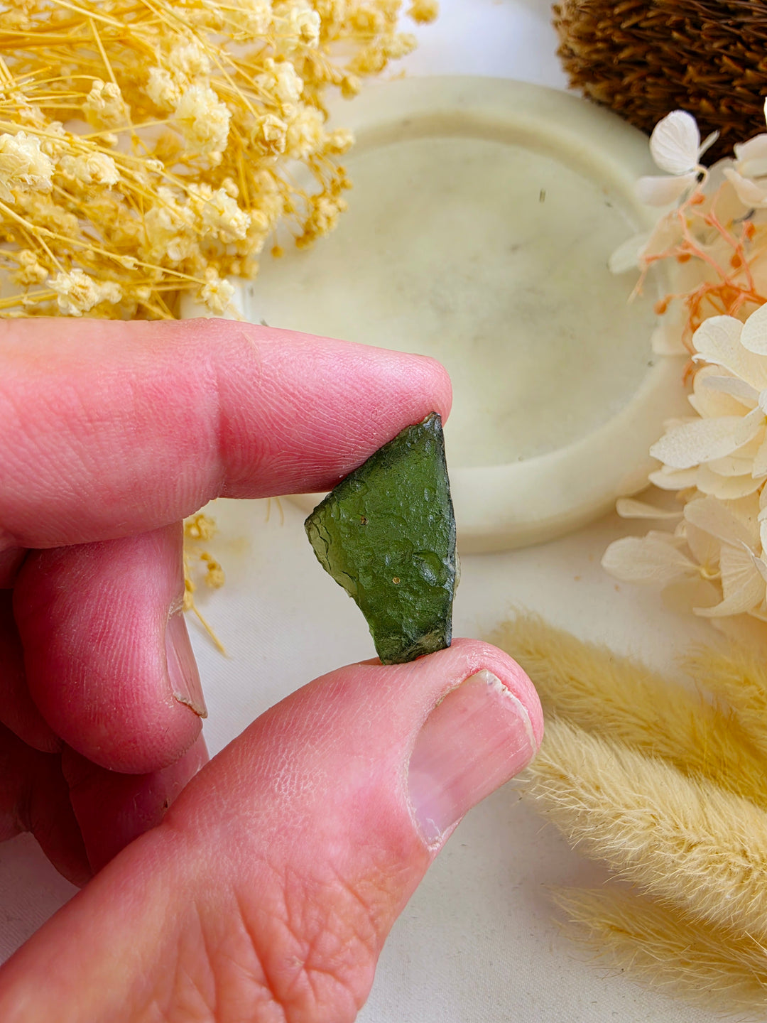 Moldavite Specimen — Manifest & Transform