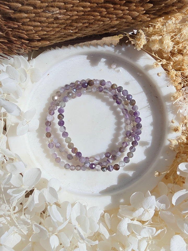 Amethyst Faceted Bracelet - 4mm