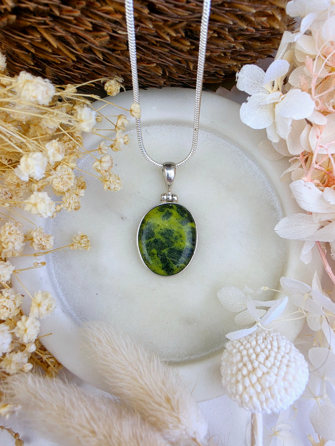 Atlantisite Silver Pendant