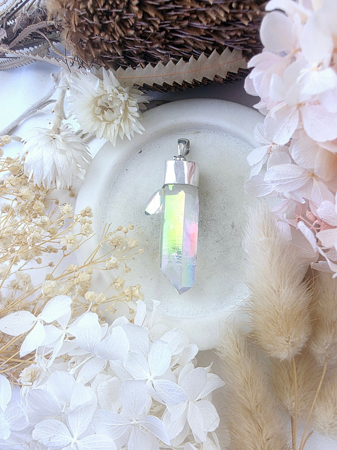 Angel Aura Silver Pendant
