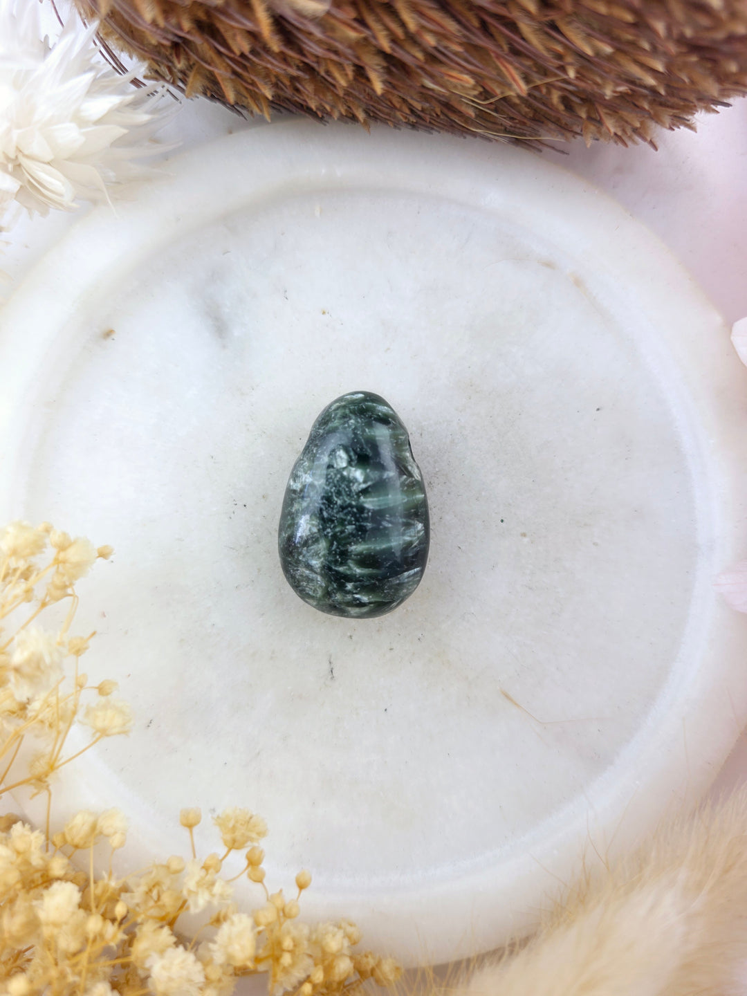 Seraphinite Tumbled Pendant