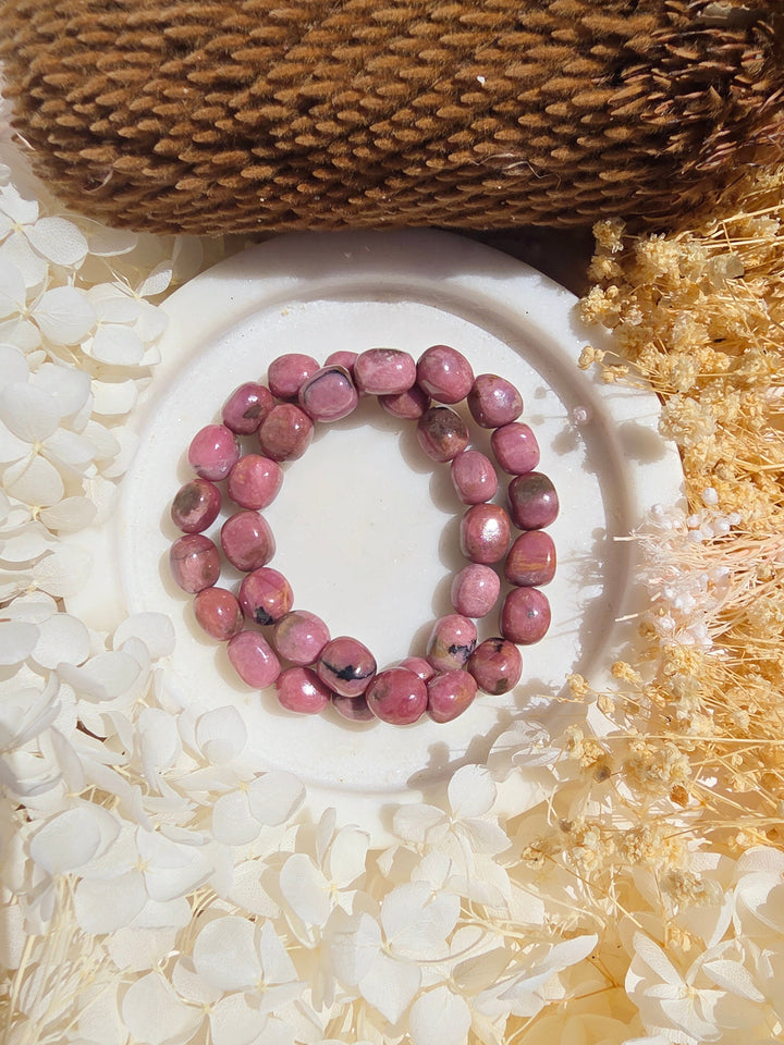 Rhodonite bracelet - 10/12mm