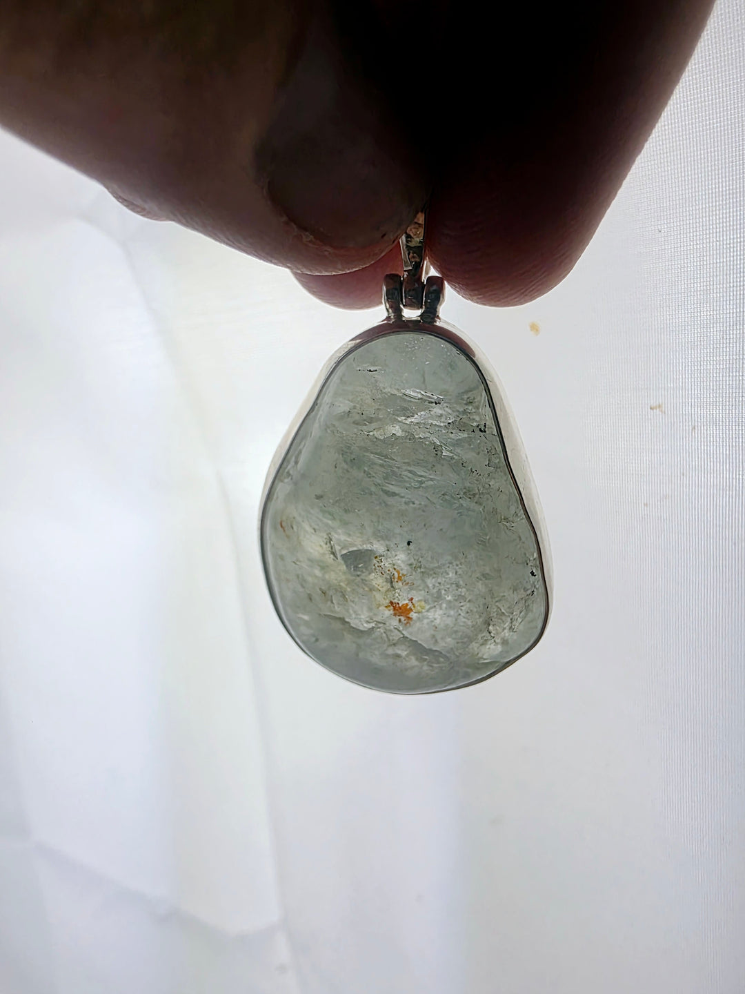 Topaz Silver Pendant