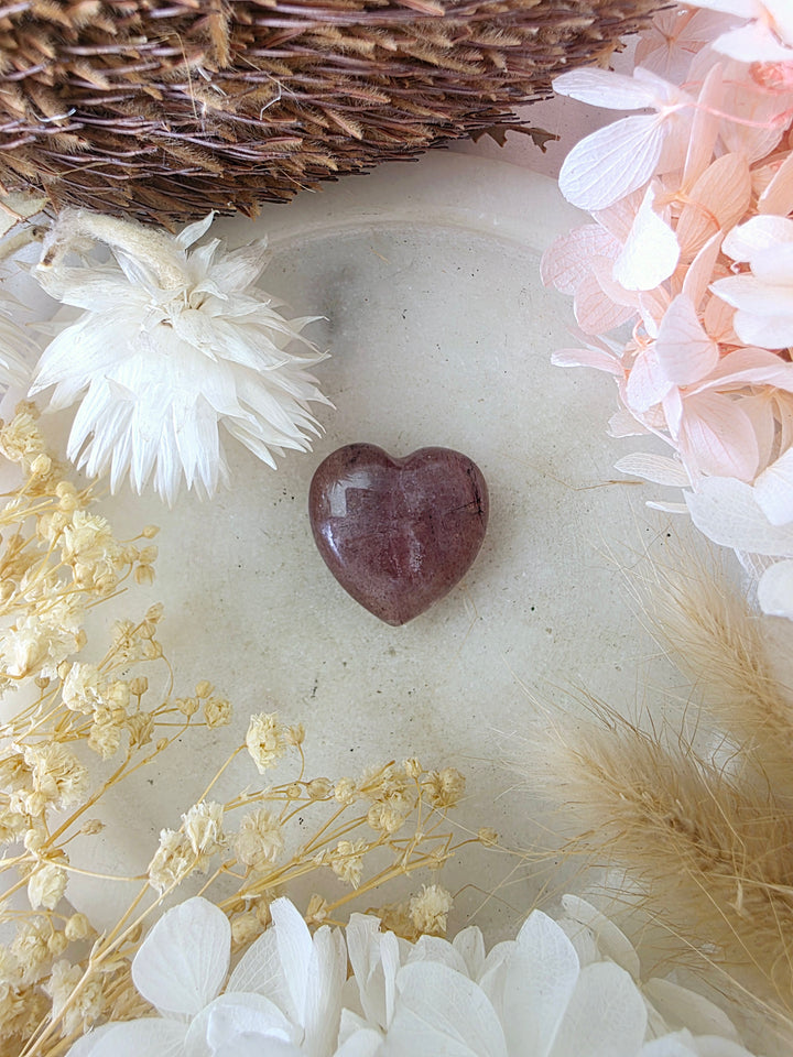Strawberry Quartz Heart
