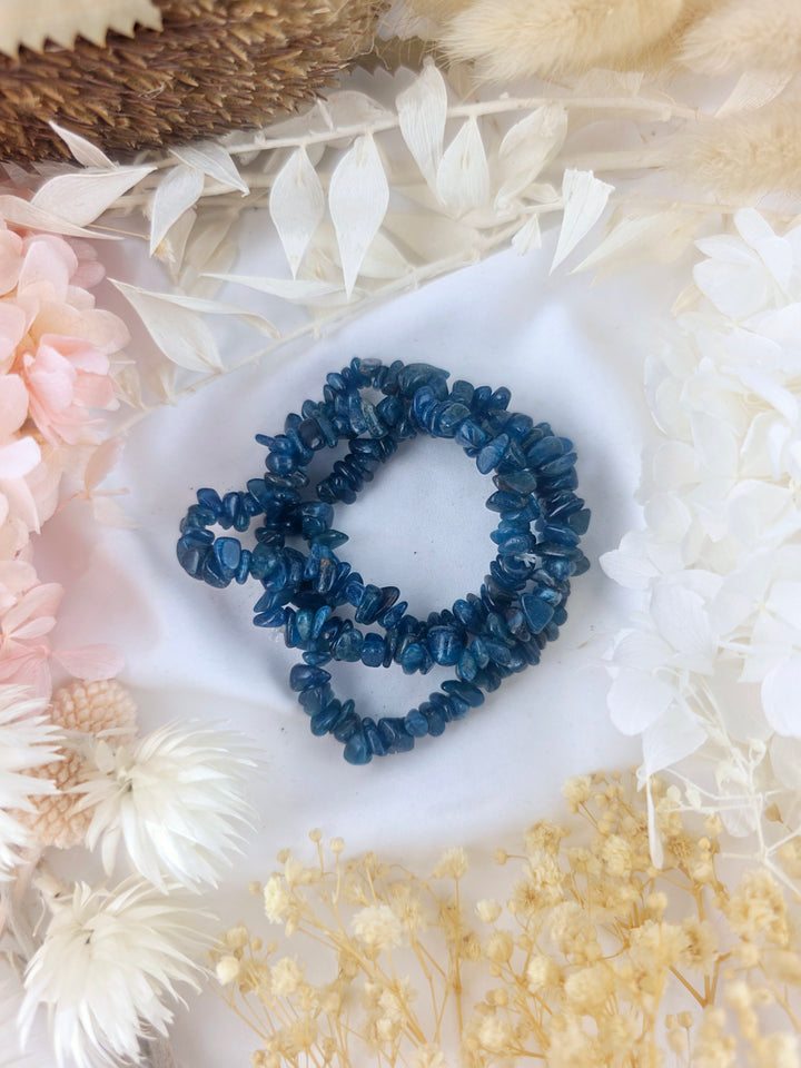 Blue Apatite Bracelet - Chip #2