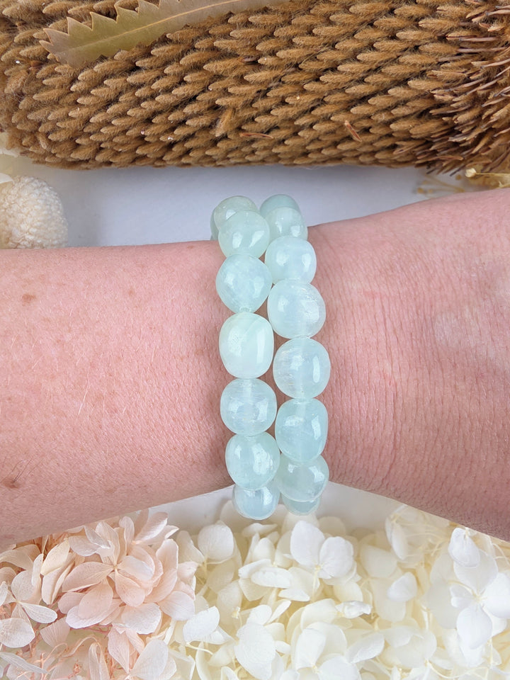 Pistachio Calcite Bracelet - 10/12mm