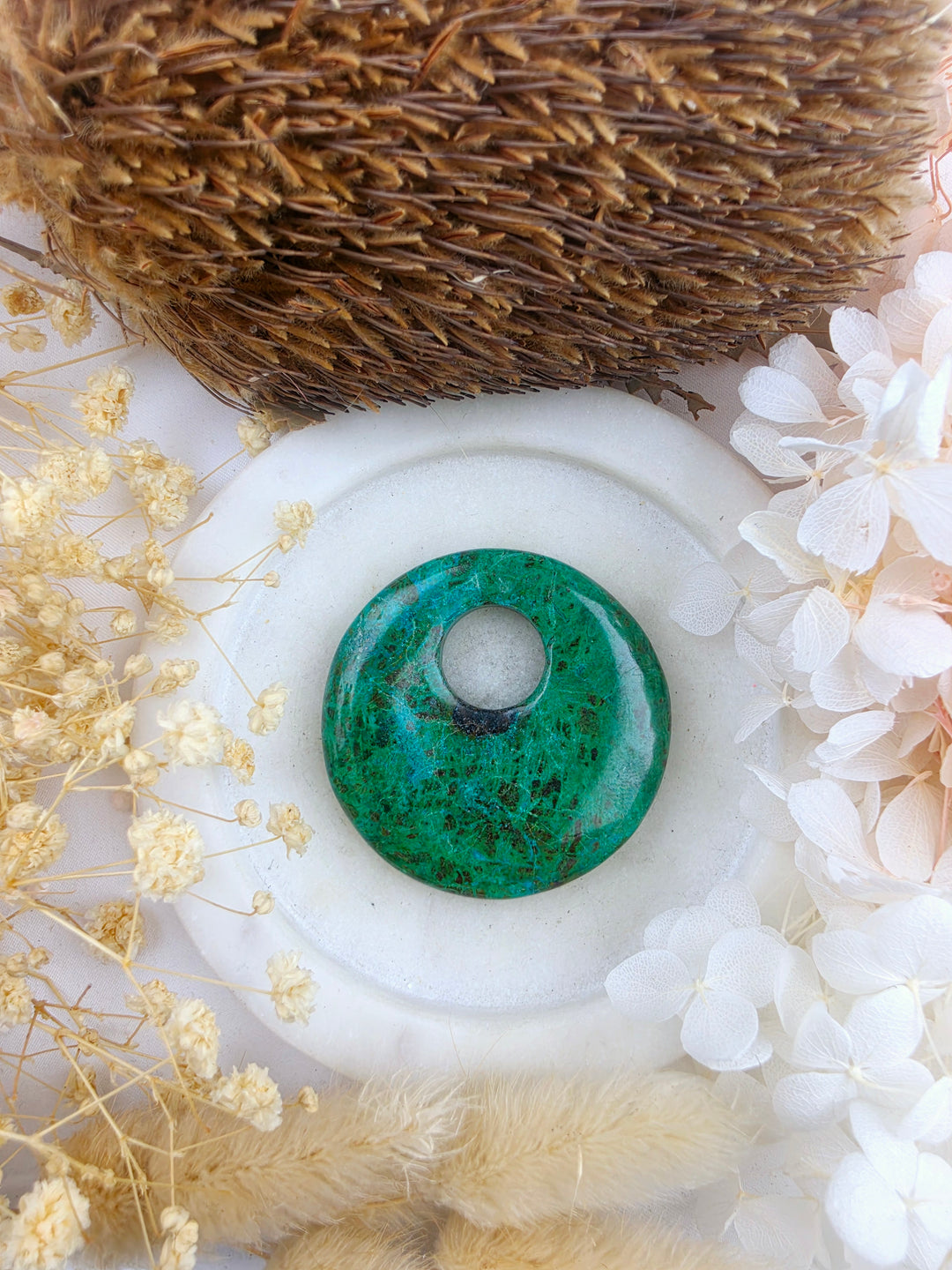 Chrysocolla Eclipse Pendant