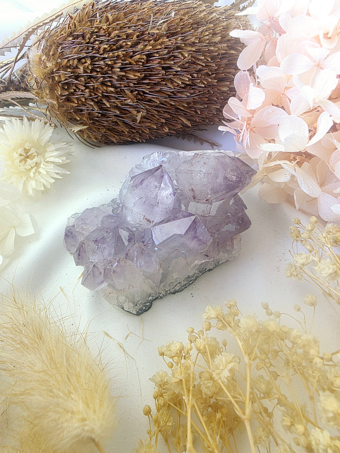 Amethyst Elestial Cluster