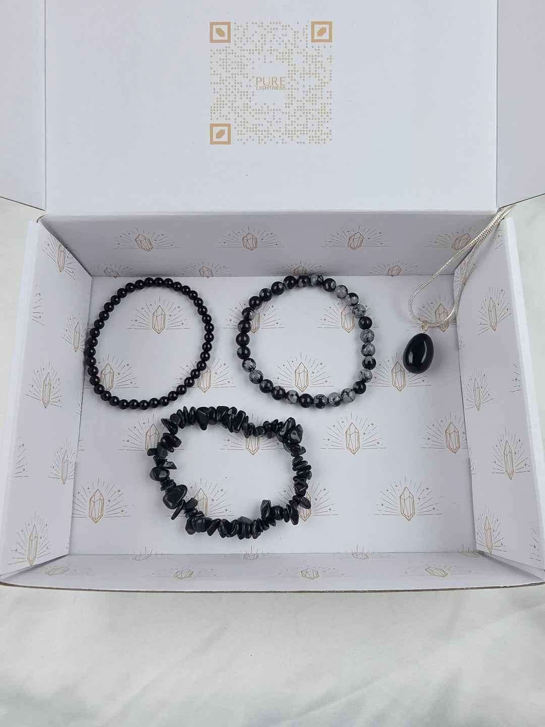 Protect Your Peace Ritual Bracelet and Pendant Set