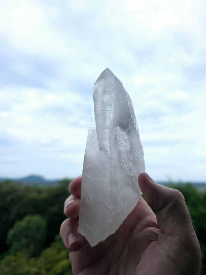 Lemurian Tantric Twin Flame Seed Quartz with Record Keepers