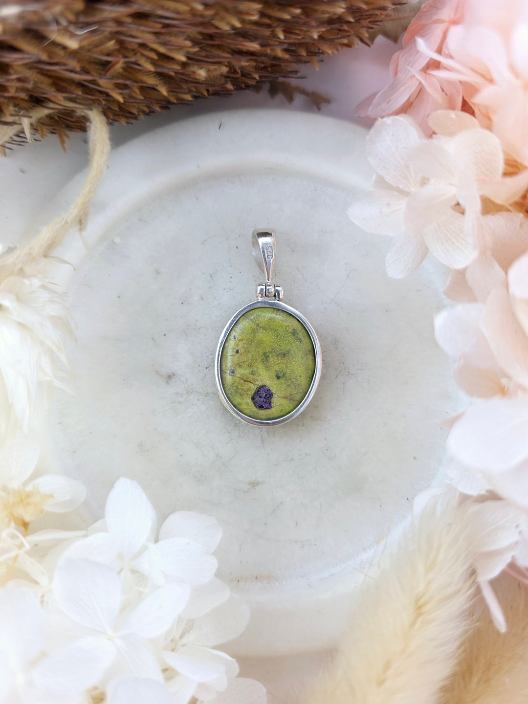 Atlantisite Silver Pendant