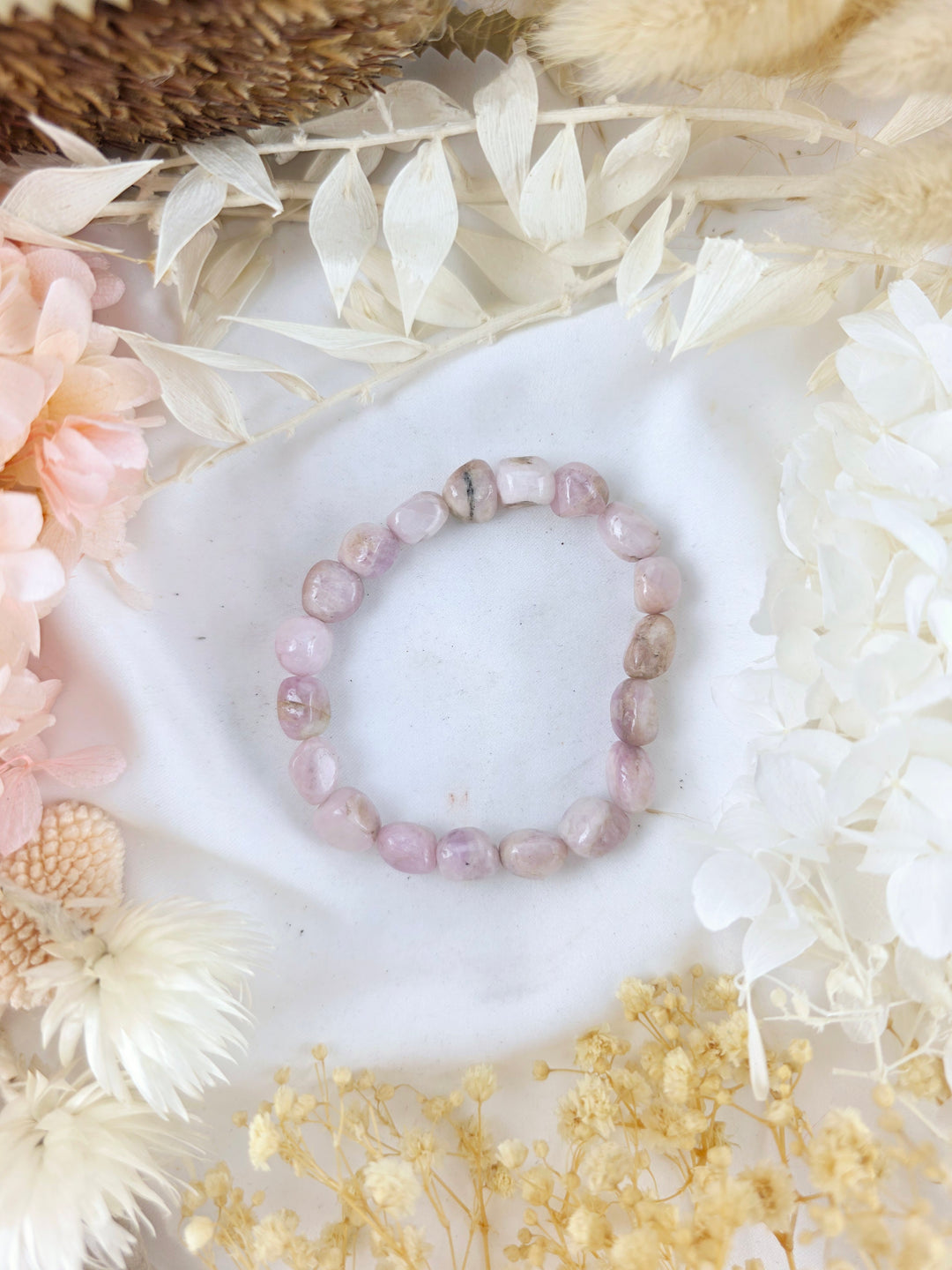 Kunzite Bracelet - Tumbled #1