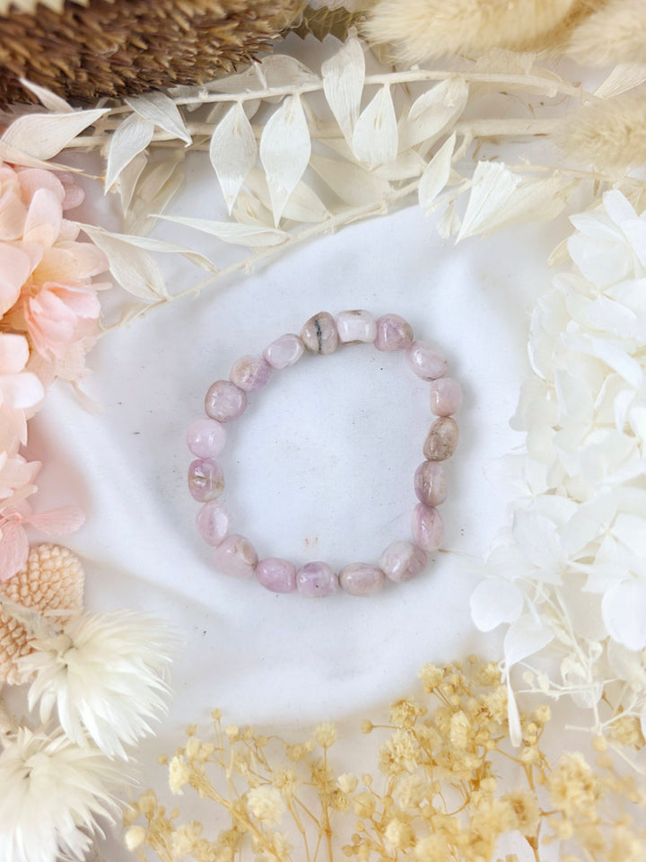 Kunzite Bracelet - Tumbled #1