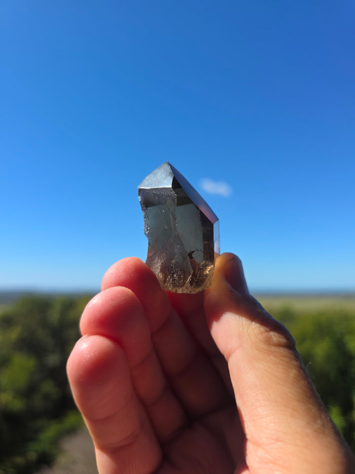 Lemurian Smoky Quartz Tower