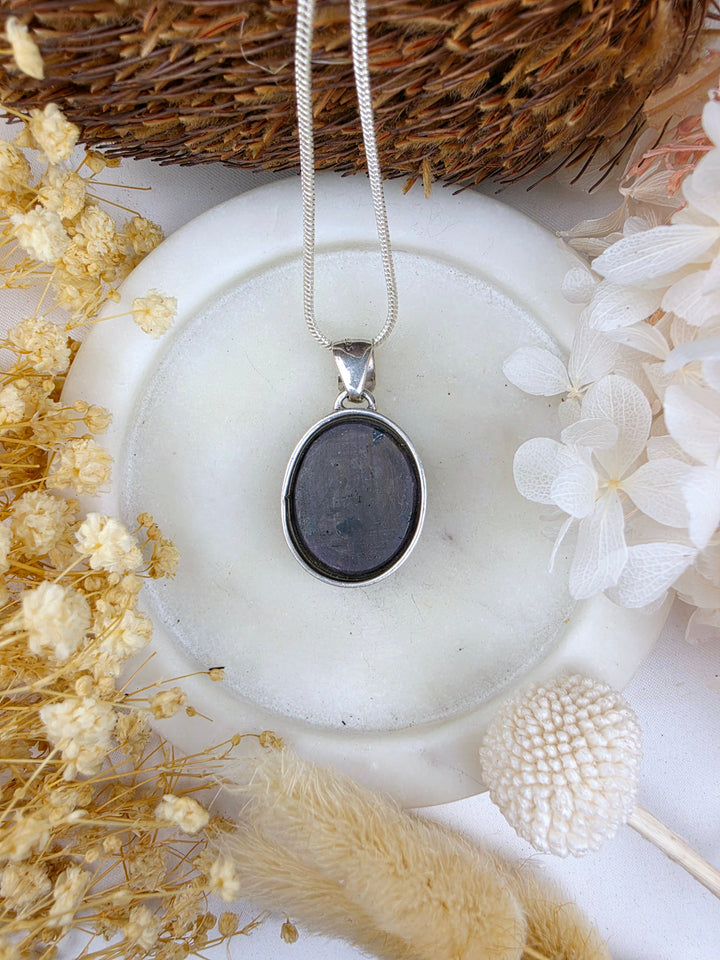 Star Ruby Silver Pendant - Your Fire, Rekindled