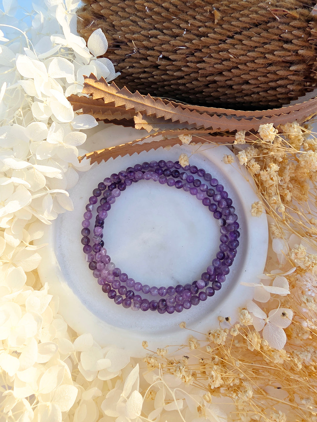 Amethyst Bracelet - 4mm