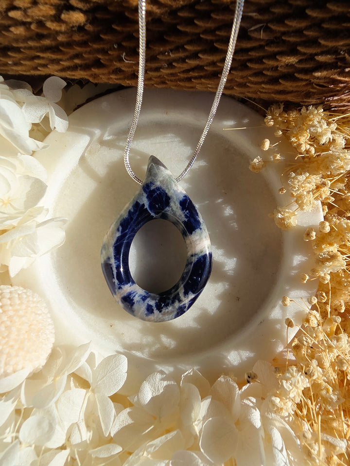 Sodalite Tear Drop Pendant
