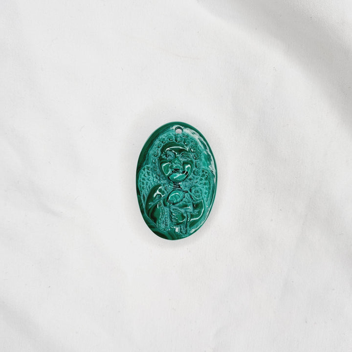 Malachite Angel Pendant