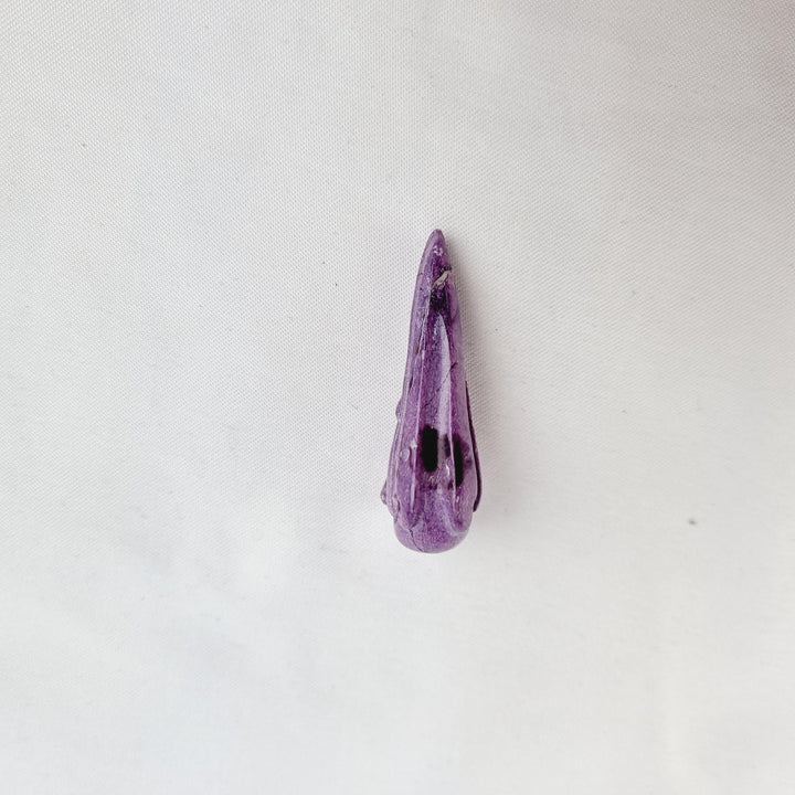 Stichtite Raven Skull Pendant