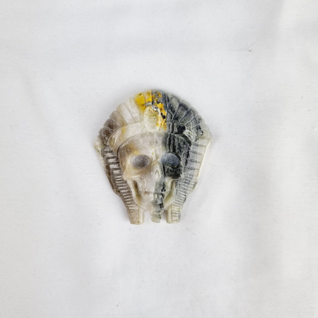 Bumble Bee Jasper Pharaoh Skull