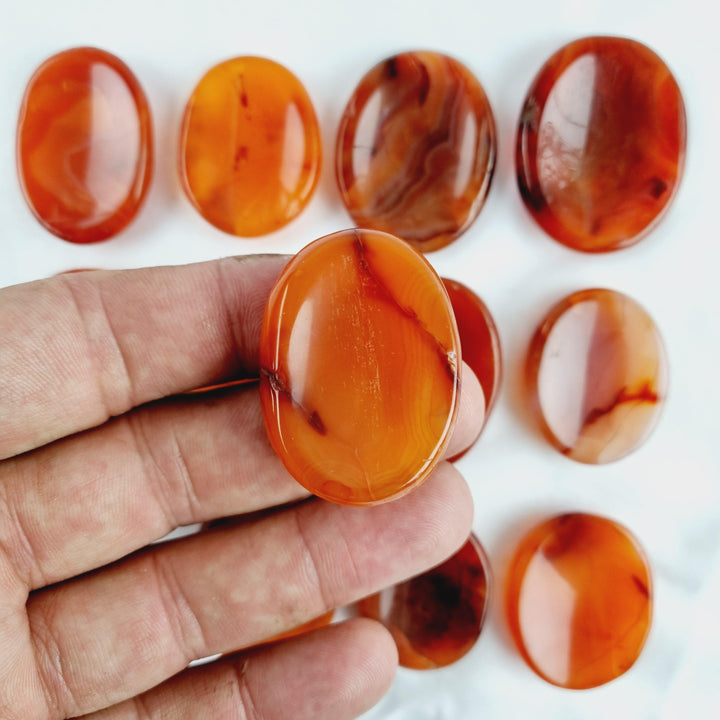Carnelian Worry Stone — The Creative Fire