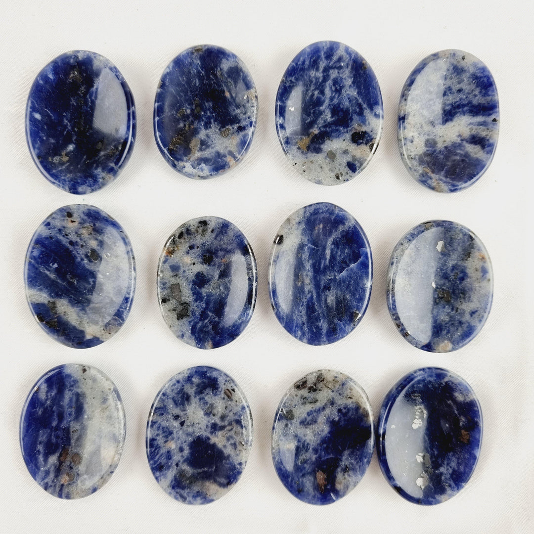 Sodalite Worry Stone — Calm Truth