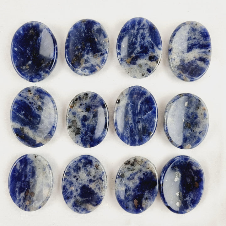 Sodalite Worry Stone — Calm Truth