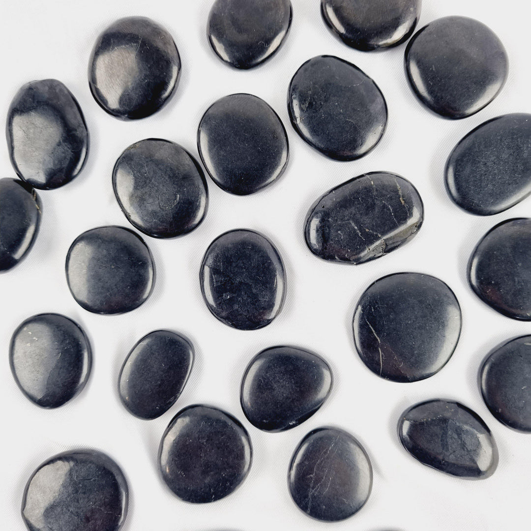 Shungite Medium Flat Stone