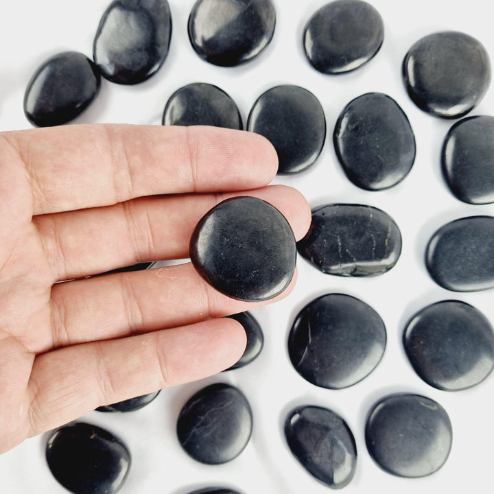 Shungite Medium Flat Stone