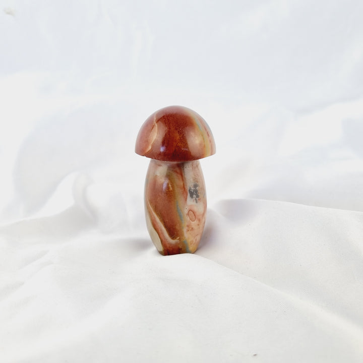 Polychrome Jasper Mushroom